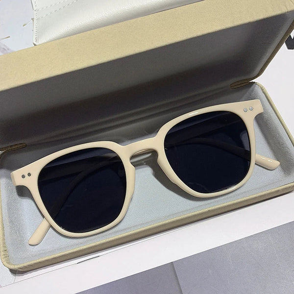 Trending sunglasses in 2024 - popular shape with colour tinted lenses Unisex men women DCL