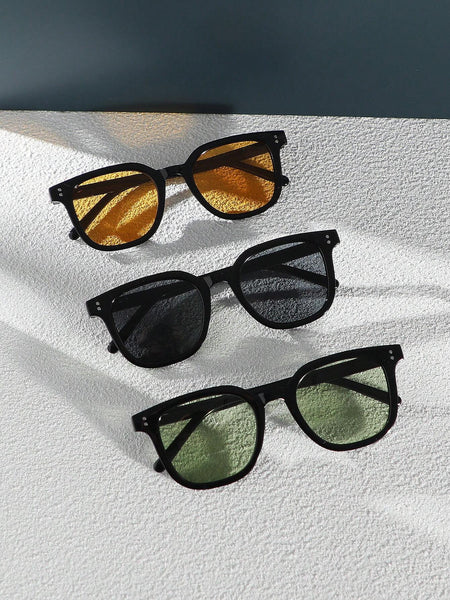 Customized-Tinted Coloured Geometric Sunglasses Black Friday Special