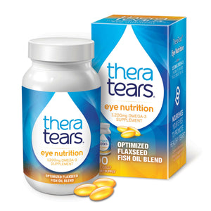 TheraTears Eye Nutrition Advanced Omega-3 Supplement - 1200mg - 3 months supply - 270 capsules